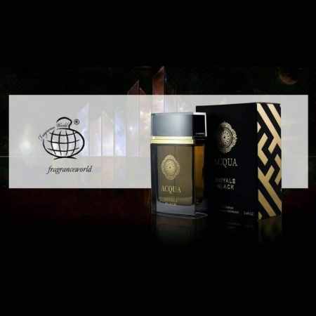 Parfum Acqua Royale Black, Fragrance World, apa de parfum 100 ml, barbati - inspirat din Acqua di Gio Homme Absolu by Giorgio Armani [6]