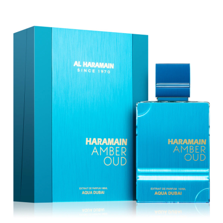 Parfum Amber Oud Aqua Dubai, Al Haramain, extrait de parfum 100 ml, unisex [1]