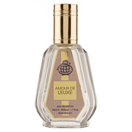 Clone - Parfum Amour de Leuxe, Fragrance World, apa de parfum 50 ml, femei - inspirat din L’Amour by Lalique