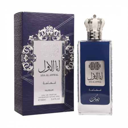 Parfum Ana Al Awwal Blue, Nusuk, apa de parfum 100ml, barbati - inspirat din Bleu de Chanel [2]