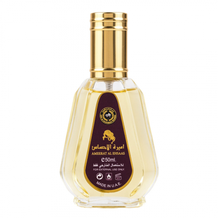 Clone - Parfum Ameerat Al Ehsaas, apa de parfum 50 ml, femei - inspirat din Crystal Noir by Versace