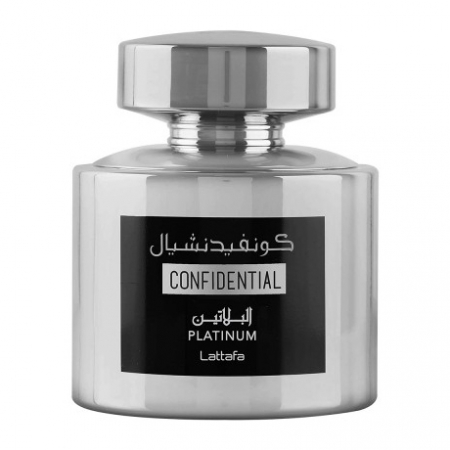 Parfum arabesc Confidential Platinum, apa de parfum 100 ml, barbati [0]