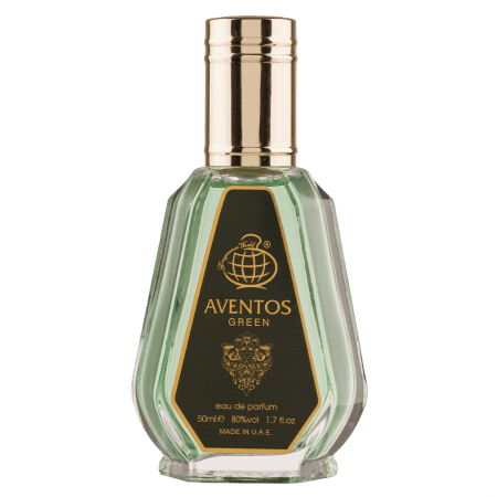 Clone - Parfum Aventos Green, Fragrance World, apa de parfum 50 ml, barbati - inspirat din Green Irish Tweed by Creed