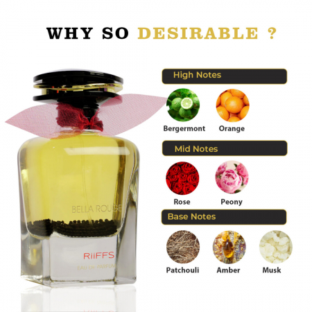 Parfum Bella Rouge, Riiffs, apa de parfum 100 ml, femei - inspirat din Coco Mademoiselle by Chanel [1]
