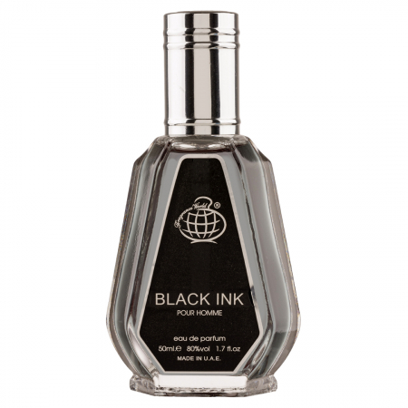 Clone - Parfum Black Ink, Fragrance World, apa de parfum 50 ml, barbati - inspirat din Encre Noire by Lalique