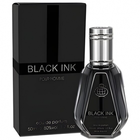 Parfum Black Ink, Fragrance World, apa de parfum 50 ml, barbati - inspirat din Encre Noire by Lalique [1]