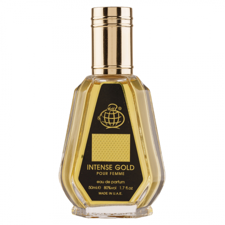 Clone - Parfum Intense Gold, Fragrance World, apa de parfum 50 ml, femei - inspirat din  Pure Desire by Les Femmes