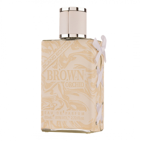 Parfum Brown Orchid Blanc Edition, Fragrance World, apa de parfum 80 ml,  femei- inspirat din Silver Mountain by Creed [6]