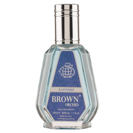 Clone - Parfum Brown Orchid Sapphire, Fragrance World, apa de parfum 50 ml, unisex