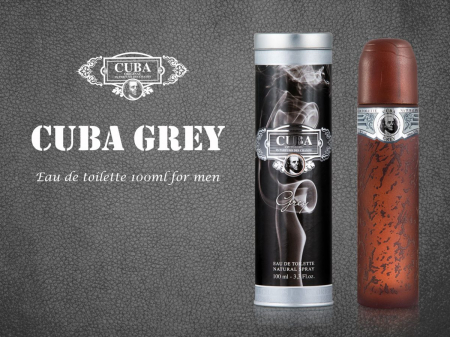 Parfum Cuba Grey for Men, apa de toaleta 100 ml, barbati [1]
