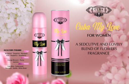 Parfum Cuba My Love for Women, apa de parfum 100 ml, femei [1]