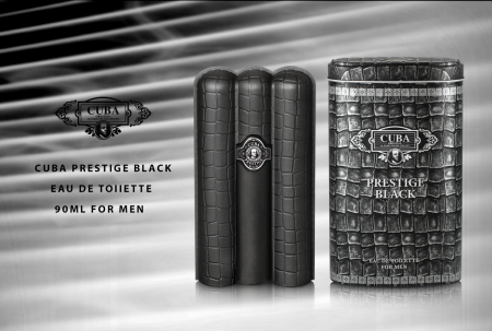 Parfum Cuba Prestige Black for Men, apa de toaleta 90 ml, barbati [1]