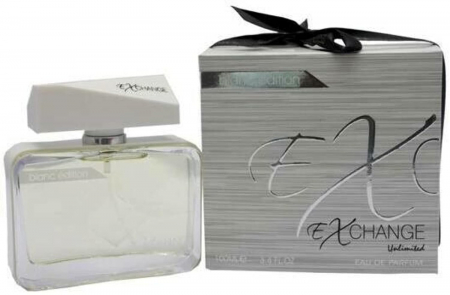 Parfum Exchange Unlimited Blanc Edition, Fragrance World, apa de parfum 100 ml, barbati - inspirat din Ultra Male by Jean Paul Gauthier [1]