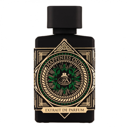 Parfumuri bărbați - Parfum Happiness Oud Extrait De Parfum, French Avenue by Fragrance World, extract de parfum 80 ml, unisex - inspirat din Oud for Happiness EDP by Initio