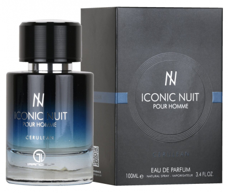 Parfum Iconic Nuit Pour Homme, Grandeur Elite, apa de parfum 100 ml, barbati - inspirat din YSL La Nuit de L'Homme Bleu Electrique [1]