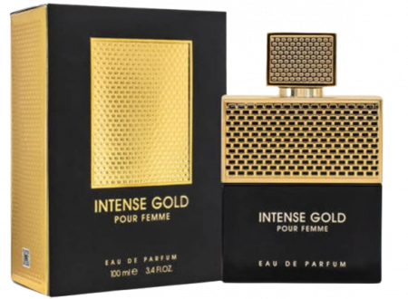 Parfum Intense Gold Pour Femme, Fragrance World, apa de parfum 100 ml, femei - inspirat din Les Femmes Pure Desire by Rave [1]