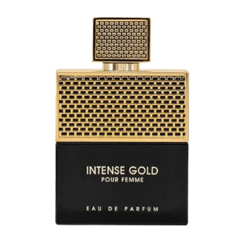 Parfumuri femei - Parfum Intense Gold Pour Femme, Fragrance World, apa de parfum 100 ml, femei - inspirat din Les Femmes Pure Desire by Rave