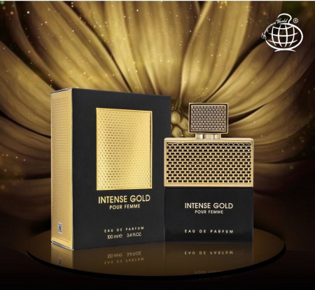 Parfum Intense Gold Pour Femme, Fragrance World, apa de parfum 100 ml, femei - inspirat din Les Femmes Pure Desire by Rave [3]