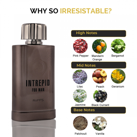 Parfum Intrepid For Man, Riiffs, apa de parfum 100 ml, barbati [1]