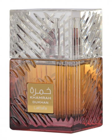 Parfumuri bărbați - Parfum Khamrah Dukhan, Lattafa, apa de parfum 100 ml, unisex
