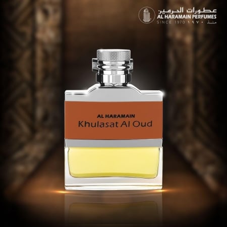Parfumuri bărbați - Parfum Khulasat Al Oud, Al Haramain, apa de parfum 100 ml, unisex