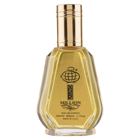 Clone - Parfum La Uno Million, Fragrance World, apa de parfum 50 ml, barbati - inspirat din 1 Million by Paco Rabanne