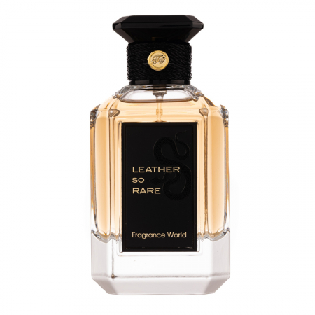Clone - Parfum Leather So Rare, Fragrance World, apa de parfum 100 ml, unisex - inspirat din Cuir Beluga by Guerlain