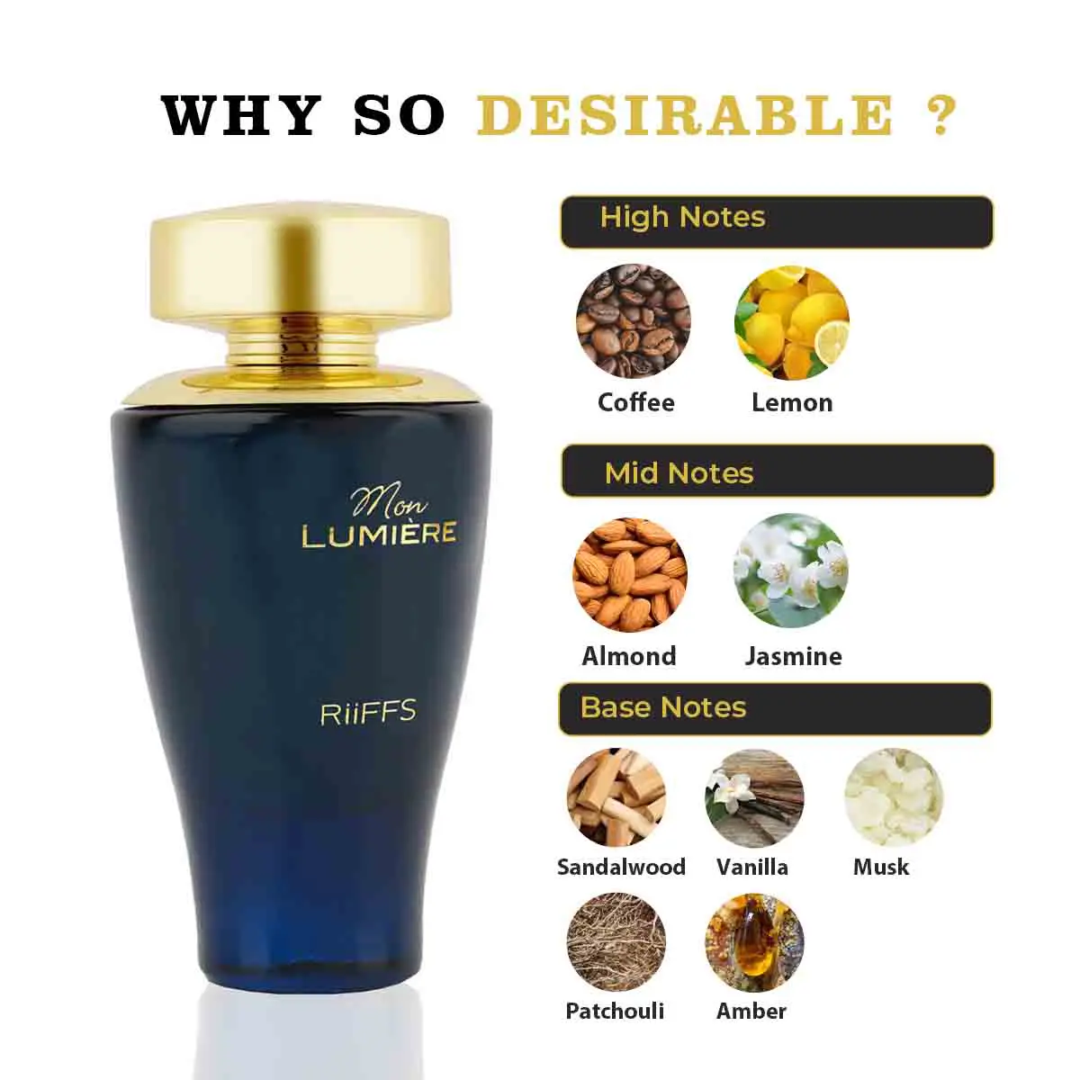 Parfum Mon Lumiere, Riiffs, apa de parfum 100ml, femei - inspirat din Good Girl by Carolina Herrera [1]