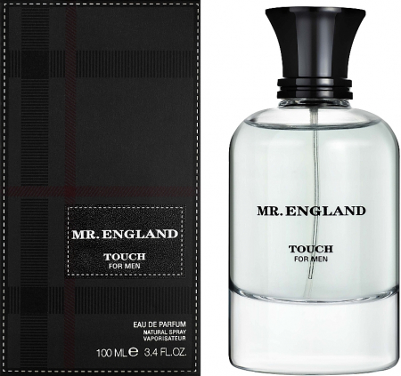 Parfum Mr. England Touch for Men, Fragrance World, apa de parfum 100 ml, barbati - inspirat din Touch for Men by Burberry [1]