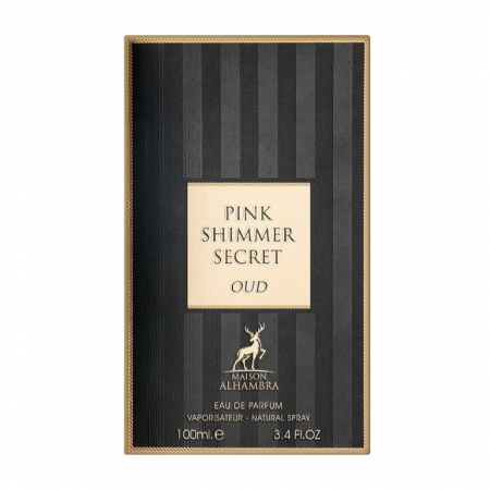 Parfum Pink Shimmer Secret Oud, Maison Alhambra, apa de parfum 100 ml, femei [2]