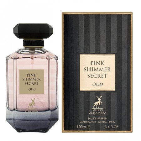 Parfum Pink Shimmer Secret Oud, Maison Alhambra, apa de parfum 100 ml, femei [1]