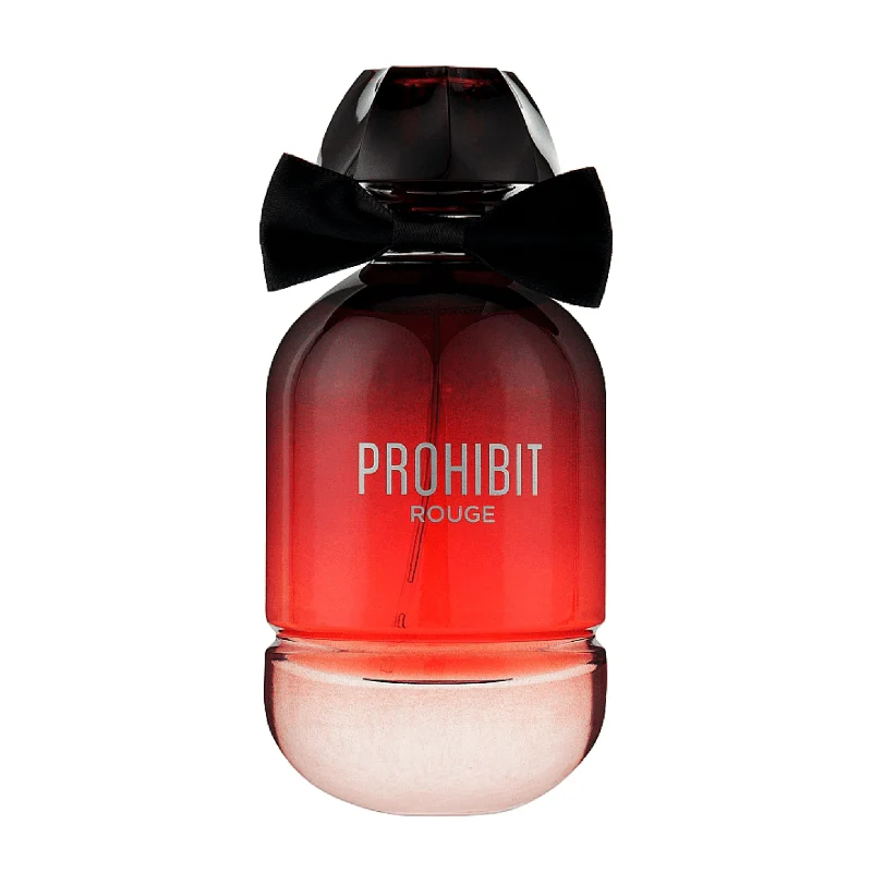 Clone - Parfum Prohibit Rouge, Fragrance World, apa de parfum 100 ml, femei - inspirat din Givenchy L'Interdit Rouge