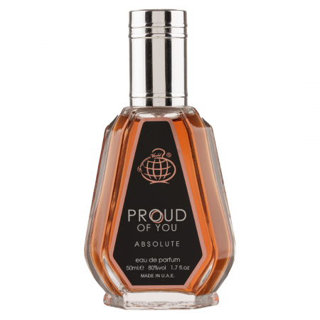 Clone - Parfum Proud Of You Absolute, Fragrance World, apa de parfum 50 ml, unisex - inspirat din Sronger With You Absolutely by Emporio Armani