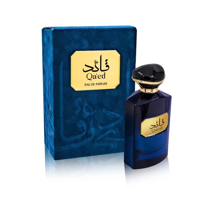 Parfum Qaed, Fragrance World, apa de parfum 100 ml, barbati - inspirat din Nitro Red by Dumont [1]