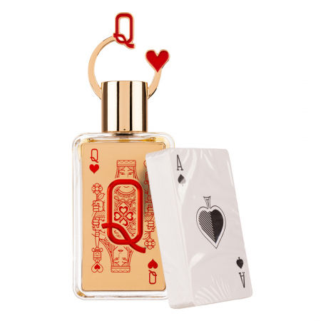 Parfum Queen, Fragrance World, apa de parfum 100 ml, femei - inspirat din  La Petite Robe Noir Rose by Guerlain [1]