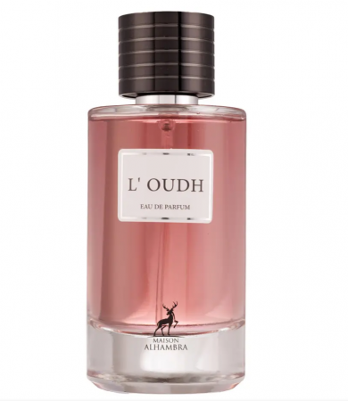 Parfumuri bărbați - Parfum L'oudh, Maison Alhambra, apa de parfum 100 ml, unisex - inspirat din Oud Ispahan (Privee Edition) by Christian Dior