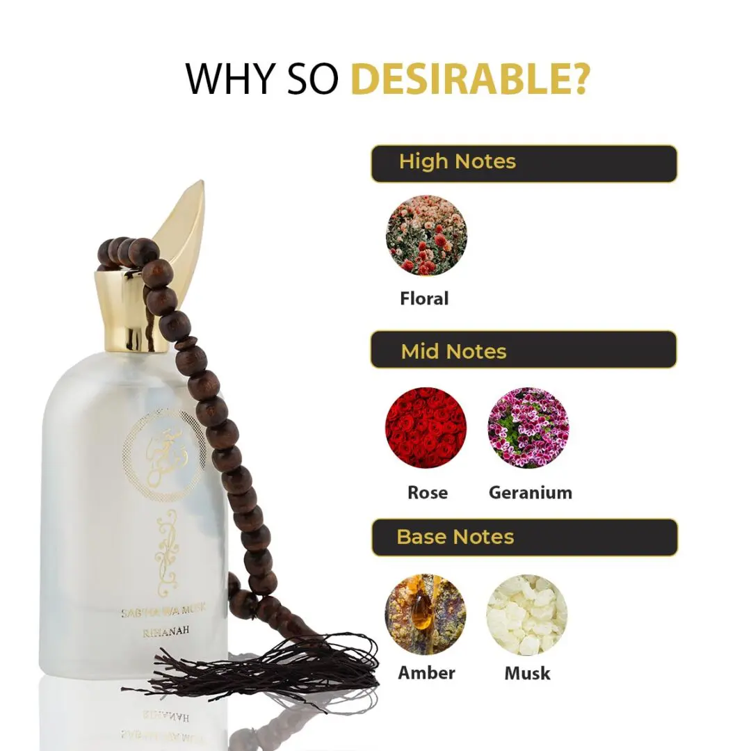 Parfum Sab'ha Wa Musk, Rihanah, apa de parfum 100 ml, femei [1]