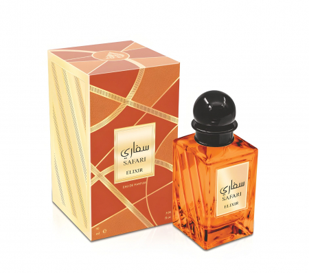 Parfum Safari Elixir, Fragrance World, apa de parfum 90 ml, unisex - inspirat din Bitter Peach by Tom Ford [1]