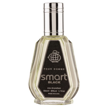 Fragrance World - Parfum Smart Black, Fragrance World, apa de parfum 50 ml, barbati