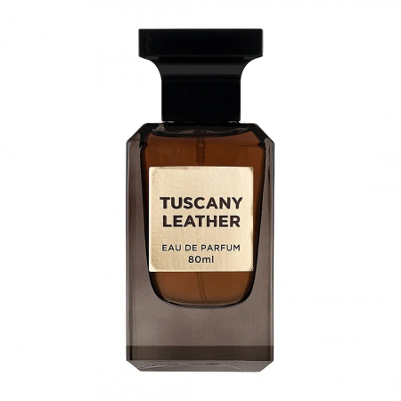 Clone - Parfum Tuscany Leather, Fragrance World, apa de parfum 80 ml, unisex - Inspirat din Tuscan Leather by Tom Ford