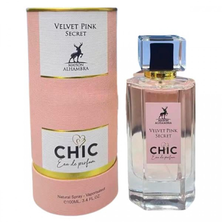 Parfum Velvet Pink Secret Chic, Maison Alhambra, apa de parfum 100 ml, femei - inspirat din Love by Victoria's Secret [2]