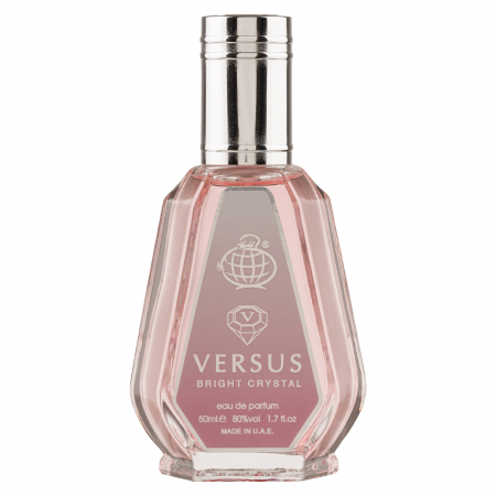 Clone - Parfum Versus Bright Crystal, Fragrance World, apa de parfum 50 ml, femei - inspirat din Bright Crystal by Versace