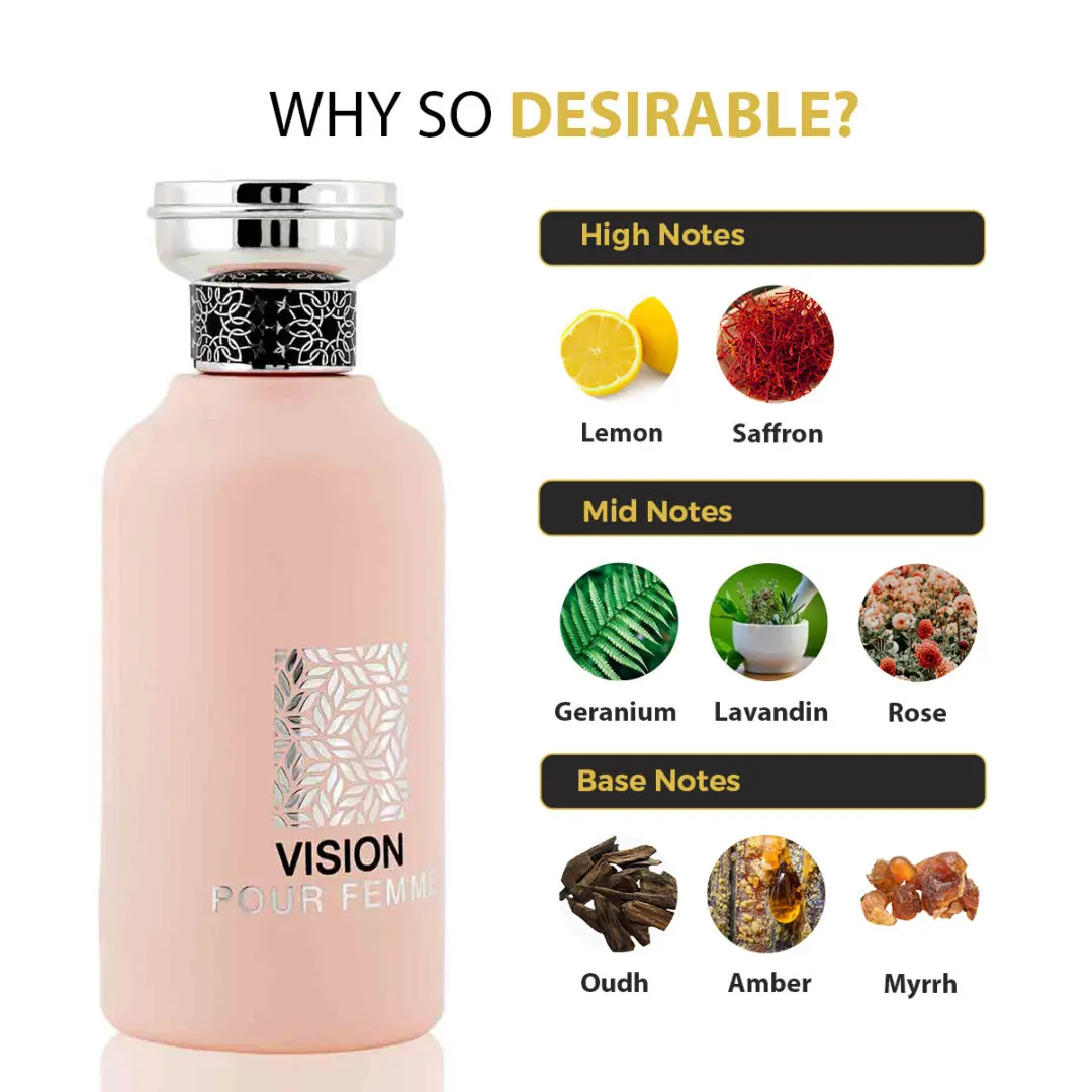 Parfum Vision Pour Femme, Nusuk, apa de parfum 100 ml, femei [1]