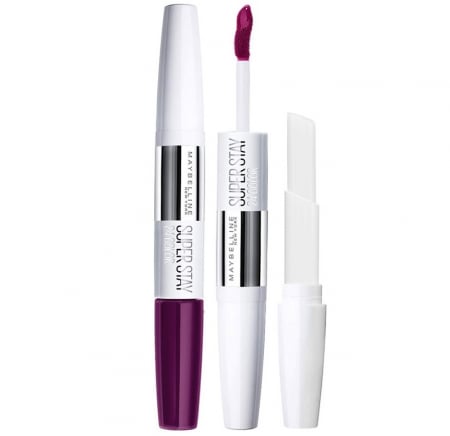Ruj lichid rezistent la transfer Maybelline Superstay 24hr Super Impact Lip Colour, 363 Plum [1]