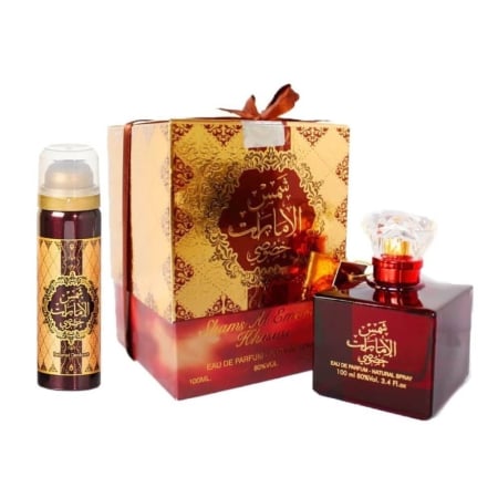 Parfumuri femei - Set Shams Al Emarat Khususi, apa de parfum 100 ml + deodorant 50 ml, femei