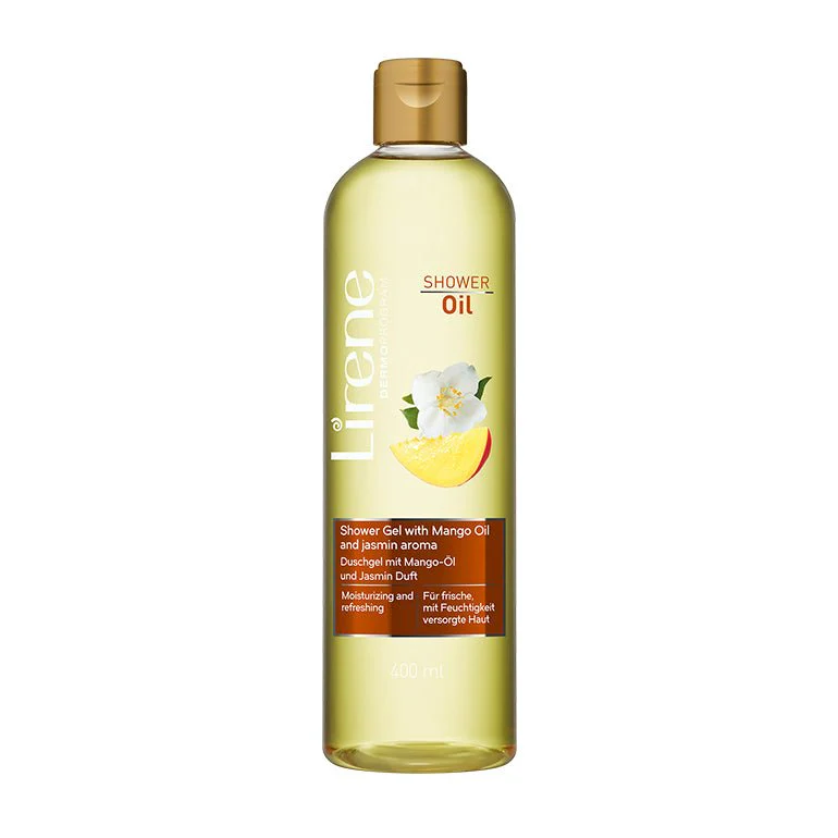 Noutăți - Lirene - Gel de dus cu ulei de Mango si Iasomie, 400 ml