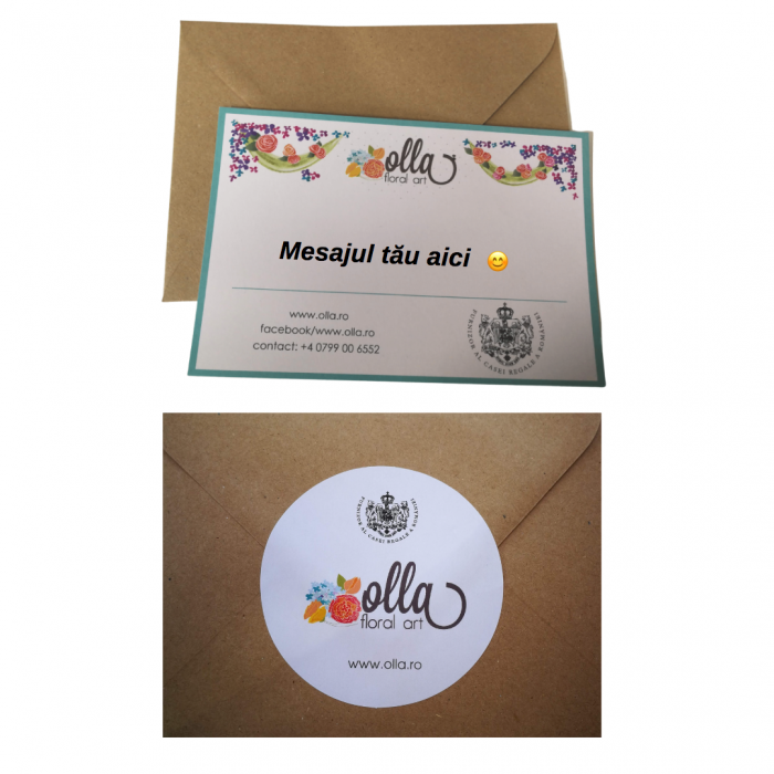 Aranjament floral Olla in cutie inima cu flori rosii [4]