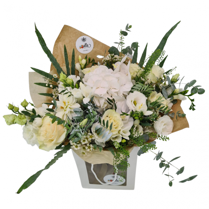 buchet-de-flori-olla-din-hortensia-roz-si-eustoma-roz [2]