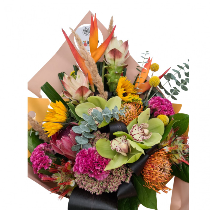 buchet-de-flori-olla-din-flori-exotice-cu-strelitzia-si-orhidee [3]