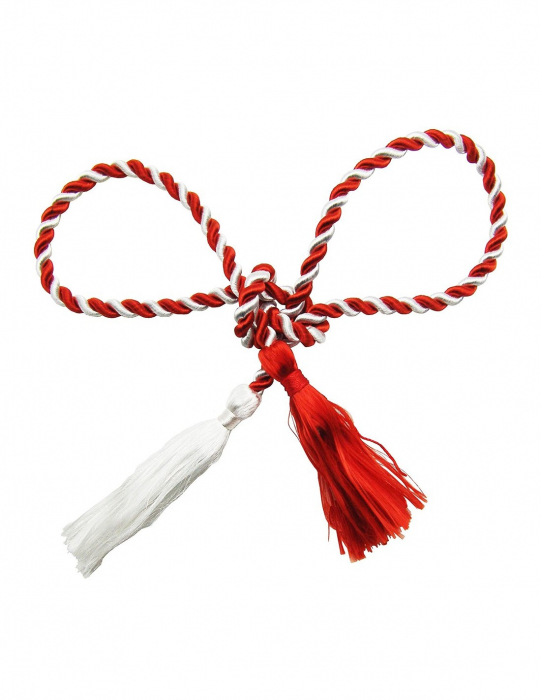 Bucurie la cutie, aranjament floral pe suport de vas ceramic [3]